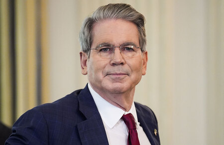 米国のベセント財務長官（ＥＰＡ時事）