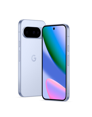 米グーグルが２０日発表した新型スマートフォン「ピクセル１０」（同社提供・時事）