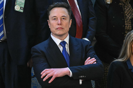 米実業家イーロン・マスク氏＝３月４日、ワシントン（ＡＦＰ時事）